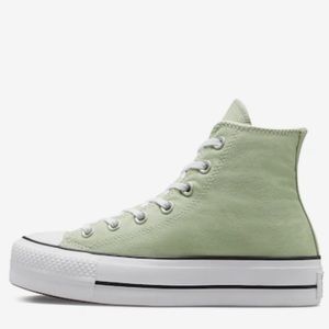 Sage Green Platform Converse